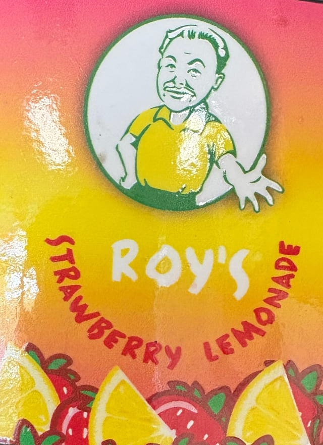 Roy's Strawberry Lemonade.