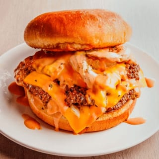 Double Quarter Pounder Smack Burger